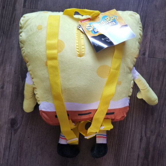 Nickelodeon SpongeBob SquarePants Plush Backpack - Picture 2 of 6